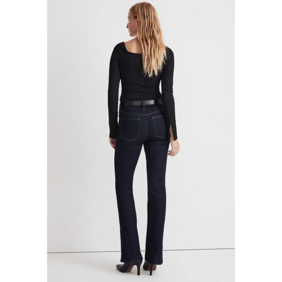 Madewell Skinny Flare Jeans in Rinse Wash - Picture 3 of 6